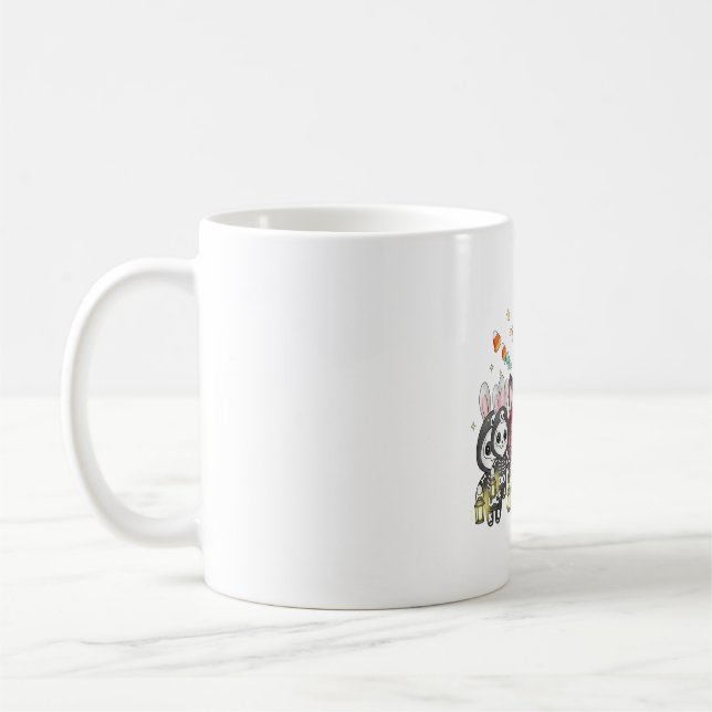 Halloween Cute Bunny Costume Coffee Mug (Left)