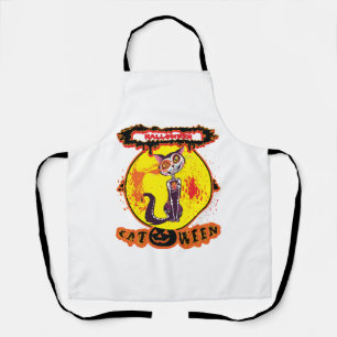 Halloween Cute catoween Apron