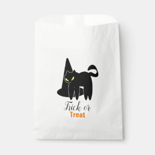 Halloween Cute Creepy Cat and Witch Hat Favour Bag