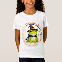 Halloween Cute Frog Toad Witch