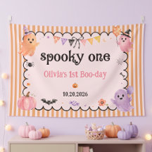 Halloween Cute Ghost Birthday Party