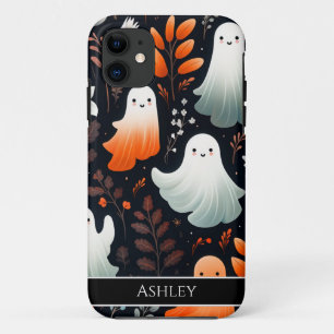 Halloween  Cute Ghost Boho Personalised iPhone 11 Case