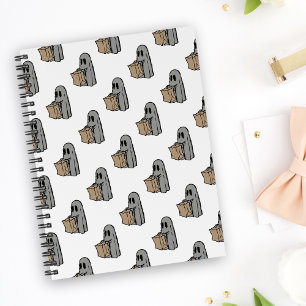 Halloween, Cute Ghost Grey, Trick Or Treat, Boo Planner