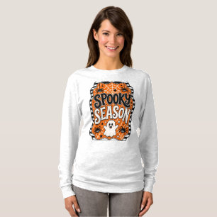 Halloween Cute Ghost Pumpkin T-Shirt