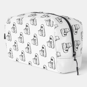 Halloween, Cute Ghost White, Trick Or Treat, Boo Dopp Kit