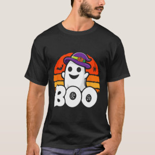 Halloween - Cute Ghost Witch - Boo - Funny Hallowe T-Shirt