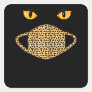 Halloween Cute Gift for Wife Square Sticker