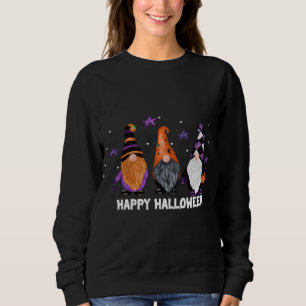 Halloween Cute Gnomes Pumpkin Cat Fall Pyjamas Sweatshirt
