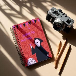Halloween Cute Grim Reaper Notebook