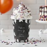 Halloween cute scary ghosts girl birthday party paper cups<br><div class="desc">Halloween ghosts scary kids birthday party item</div>