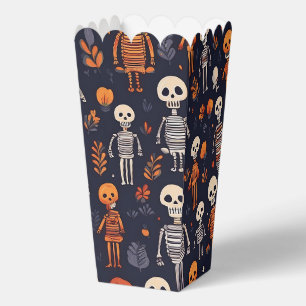 Halloween cute skeletons favour box