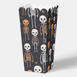 Halloween cute skeletons favour box
