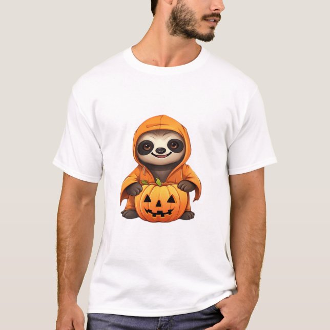 Halloween Cute Sloth Classic T-Shirt (Front)