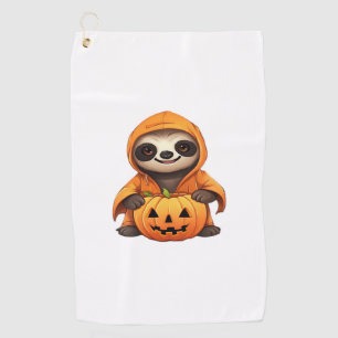 Halloween Cute Sloth Classic T-Shirt Golf Towel