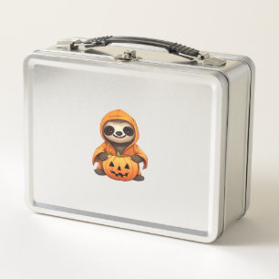 Halloween Cute Sloth Classic T-Shirt Metal Lunch Box
