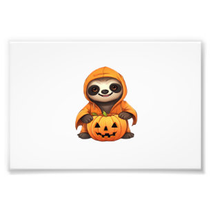Halloween Cute Sloth Classic T-Shirt Photo Print