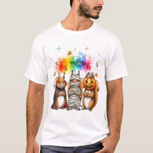 Halloween Cute Squirrels Costume T-Shirt
