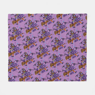 Halloween Cute Wicked Witch Fleece Blanket