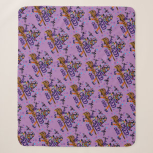 Halloween Cute Wicked Witch Sherpa Blanket