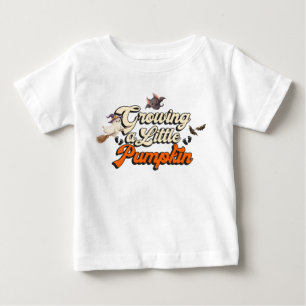 Halloween Cute Witch and Spooky Elements Baby T-Shirt