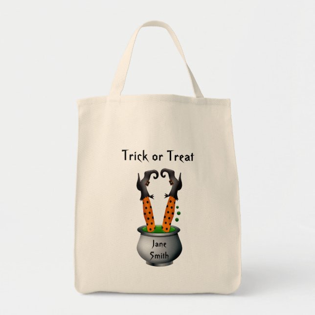 Halloween cute witch loot bag trick or treat (Front)