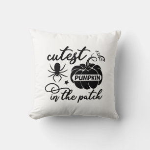 Halloween Cutest Pumpkin In The Patch Birthday Cushion