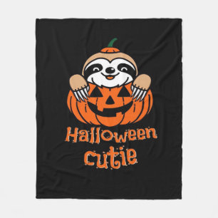 Halloween cutie sloth Essential T-Shirt Fleece Blanket