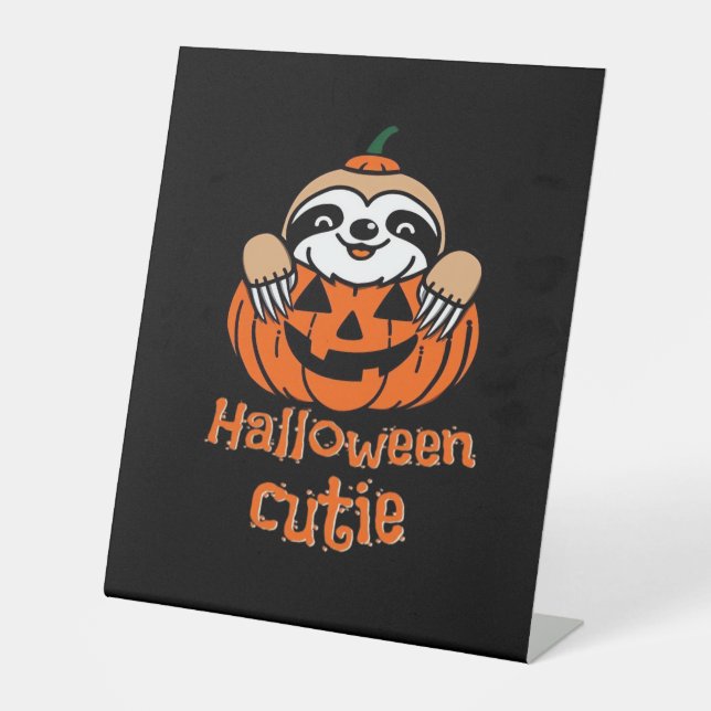 Halloween cutie sloth Essential T-Shirt Pedestal Sign (Front)
