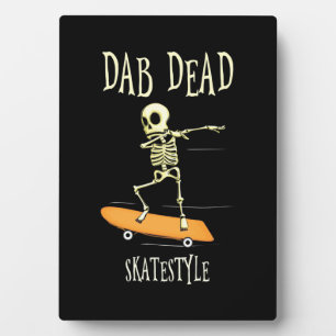 Halloween Dabbing Skatestyle Plaque