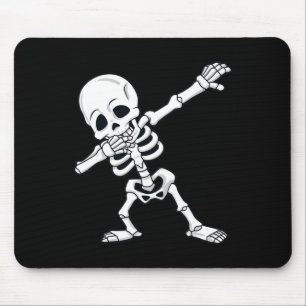 Halloween Dabbing Skeleton Boys Girls Kids Dab  Mouse Pad