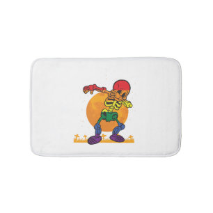 Halloween Dabbing Skeleton Costume LGBT Bath Mat