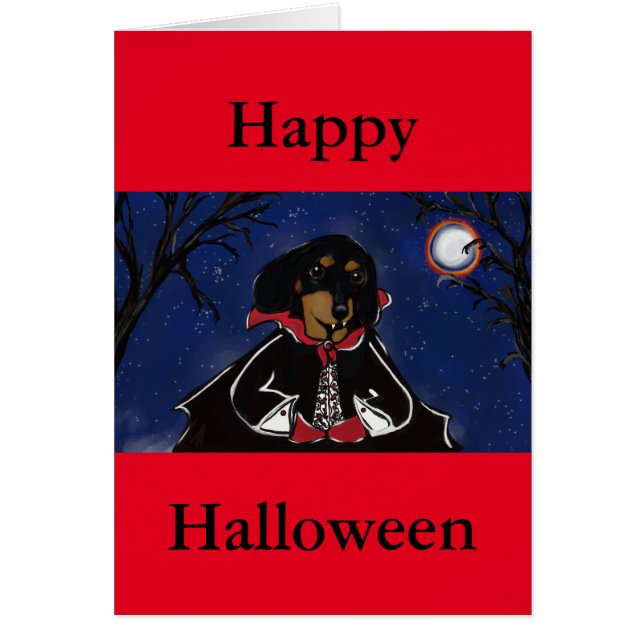 Halloween Dachshund (Front)