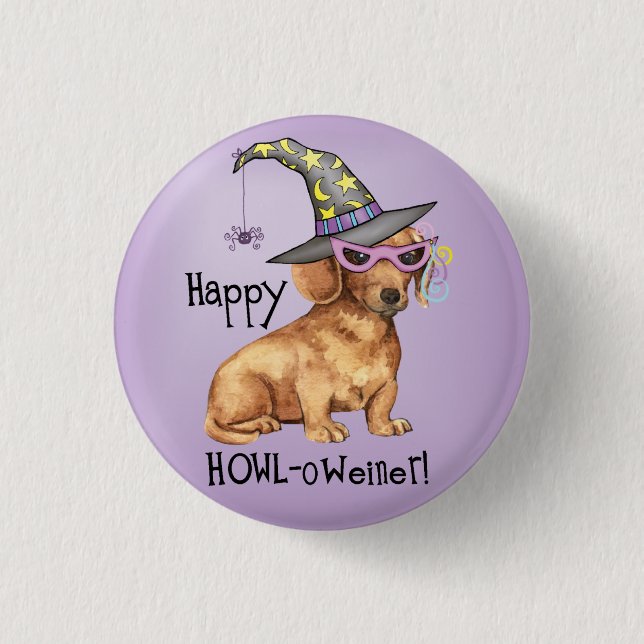 Halloween Dachshund 3 Cm Round Badge (Front)