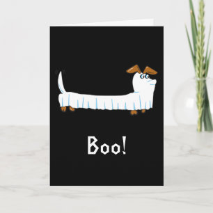 Halloween Dachshund Card