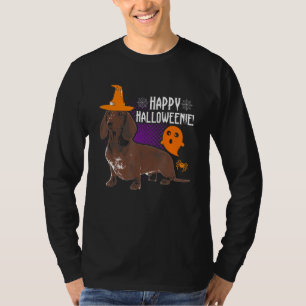 Halloween Dachshund Men Women Kids Happy Halloween T-Shirt