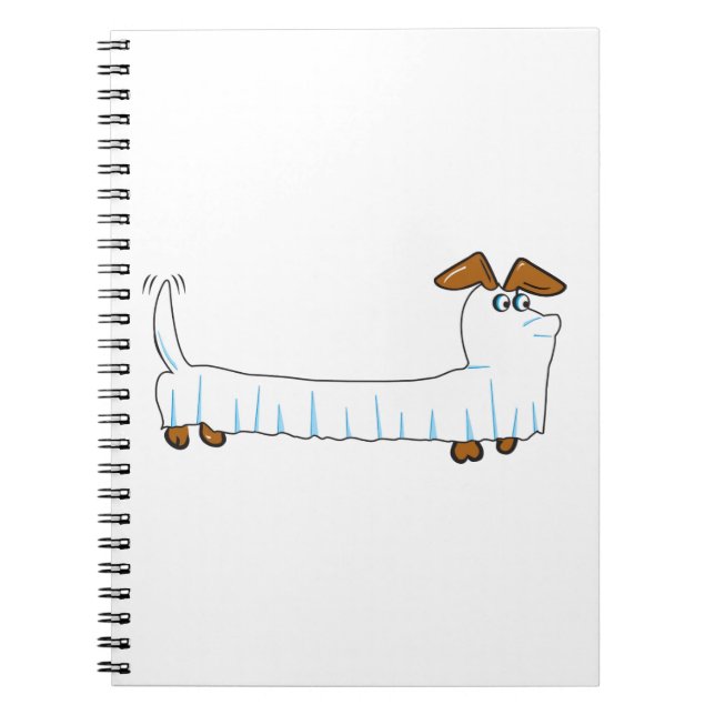 Halloween Dachshund Notebook (Front)