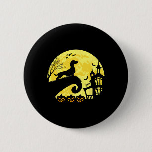 Halloween Dachshund Weenie Wiener Moonshine Sausag 6 Cm Round Badge