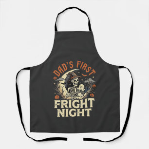 Halloween Dad First Fright Night Apron