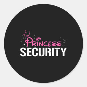 Halloween Dad Mom Daughter Adult Costume  Classic Round Sticker