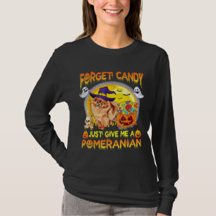 Halloween Dad Mum Forget Candy Just Give Me A Pome T-Shirt