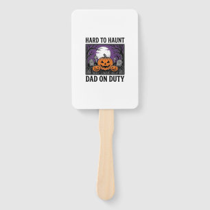 Halloween Dad Shirt Hard To Haunt Funny Father Des Hand Fan