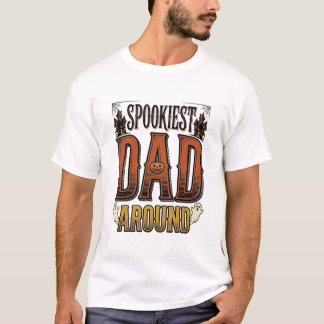 Halloween Dad Shirt Spooky Father Vintage Engravin