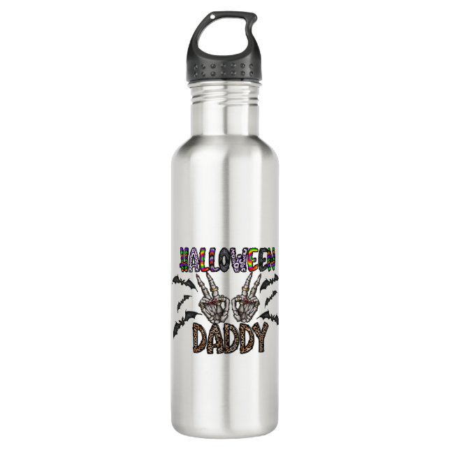 Halloween Daddy 710 Ml Water Bottle (Front)