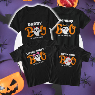 Halloween Daddy Boo Devil Family Matching T-Shirt