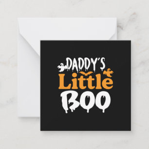Halloween Daddy Little Boo Birthday Card