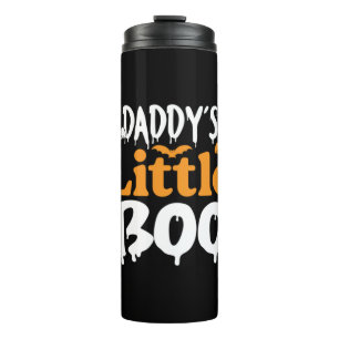 Halloween Daddy Little Boo Birthday Thermal Tumbler