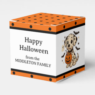 Halloween Dalmatian Dog Trick or Treat Party Favour Box