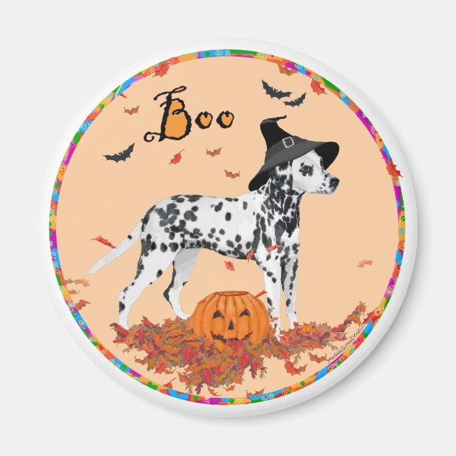 Halloween Dalmatian Magnet (Front)