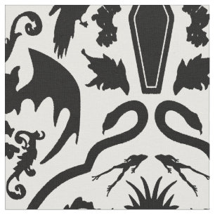 Hallowe'en Damask Fabric