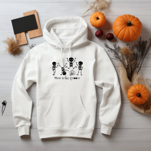 Halloween Dancing Skeleton Move To The Groove Funn Hoodie
